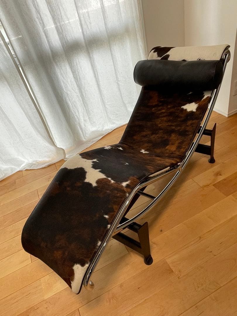 ル・コルビュジエ LC4 シェーズロング ラウンジチェア ポニー柄 ハラコ