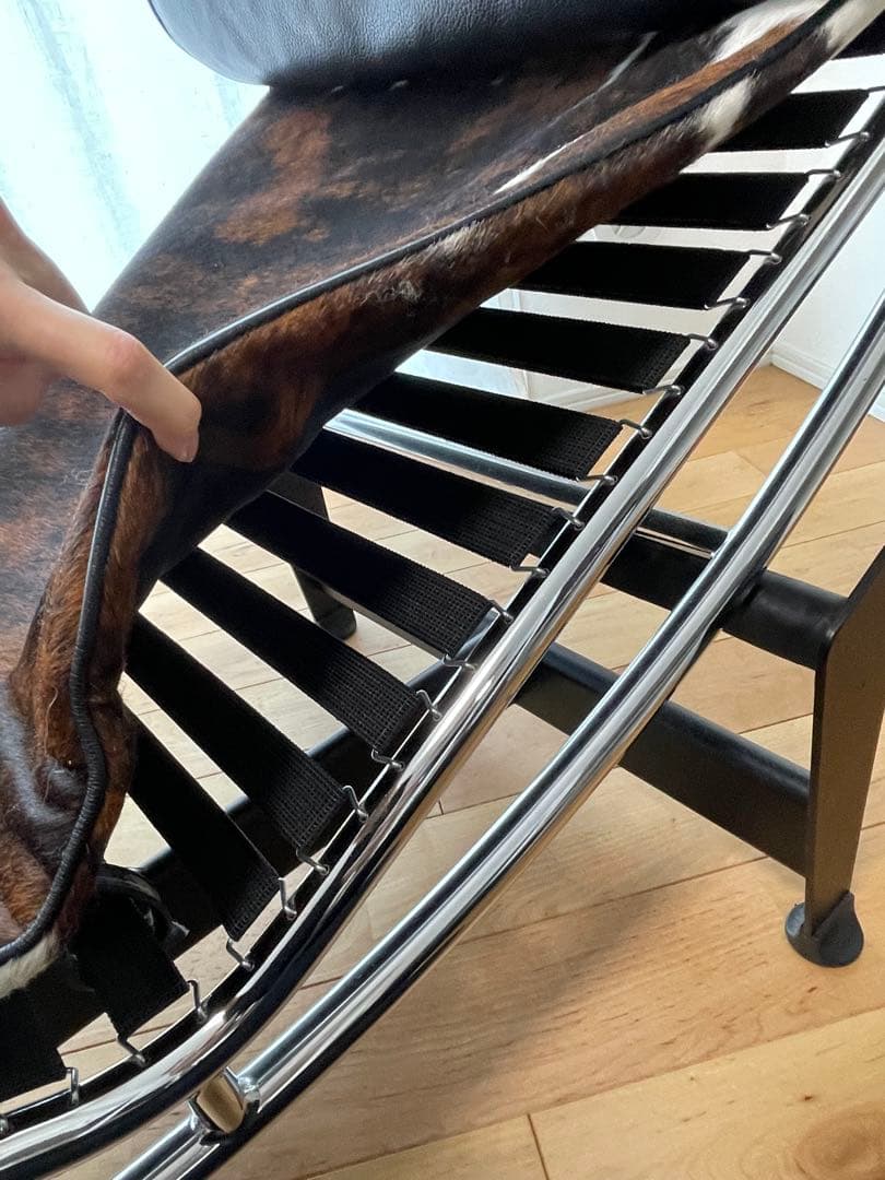 ル・コルビュジエ LC4 シェーズロング ラウンジチェア ポニー柄 ハラコ