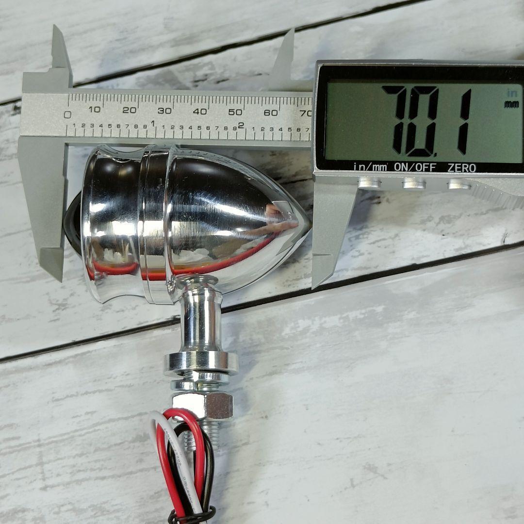 アルミ製ビンテージウインカー　クラシック　ビンテージ　レトロ 管100820