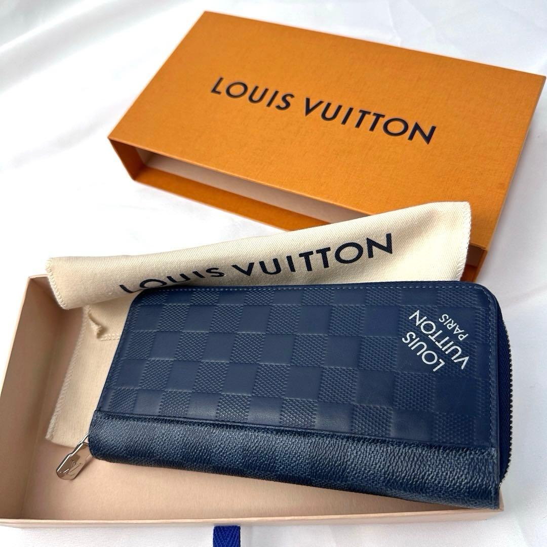 【極美品】 ルイヴィトン 長財布 ヴェルティカル ダミエ アンフィニ 付属品付