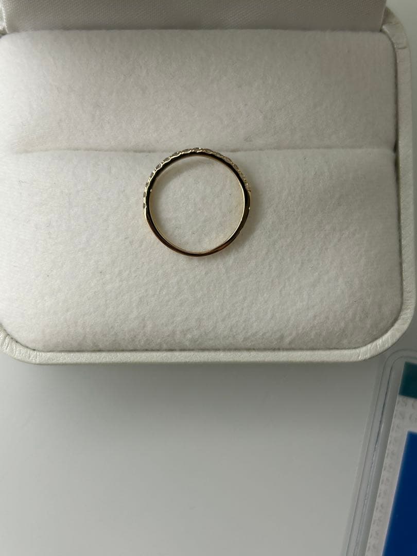 p*i様 K18 イエローゴールド　ハーフエタニティ