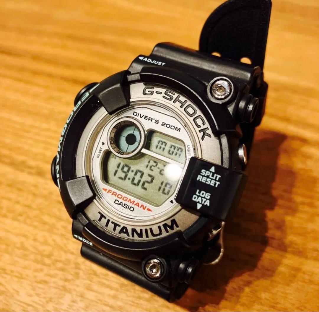 G-SHOCK FROGMAN DW-8200 チタン ブラック