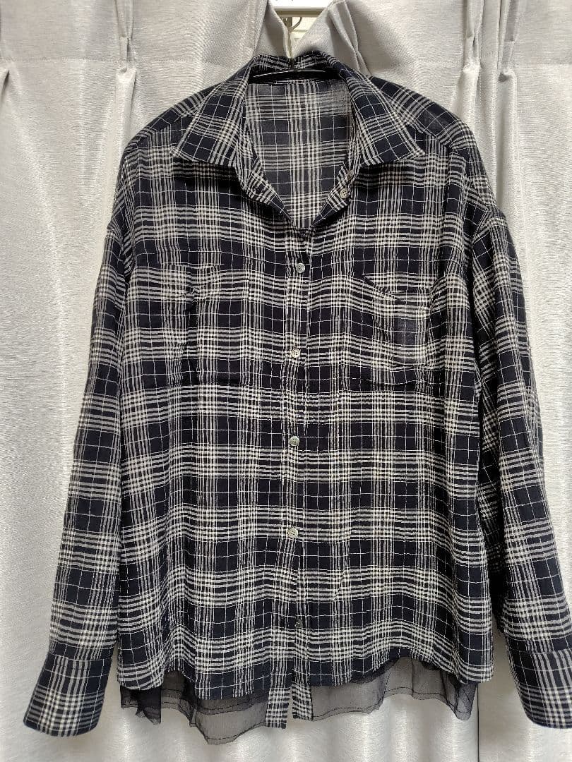 【完売】Reversible Voile Shirt リバーシブルボイルシャツ