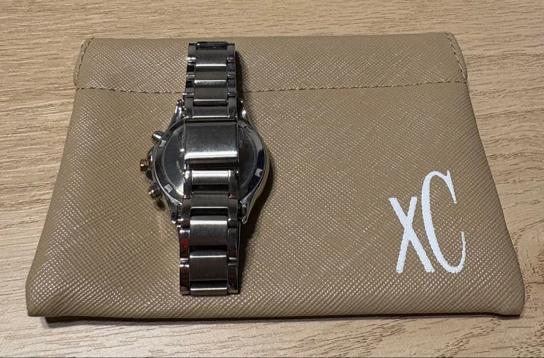 XC シルバー 腕時計 ケース付き