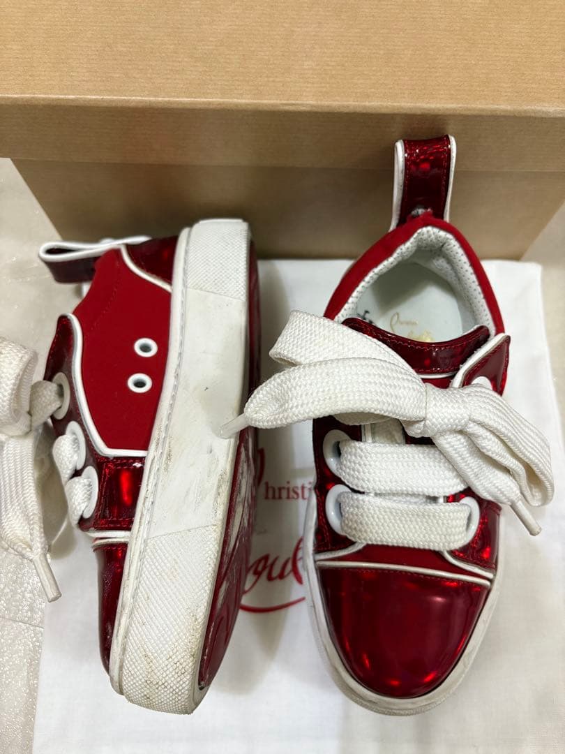 Christian Louboutin スニーカー レッド/ホワイト