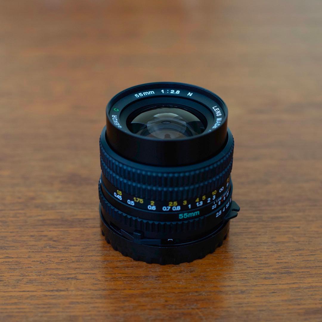 Mamiya 645 55mm f2.8 レンズ