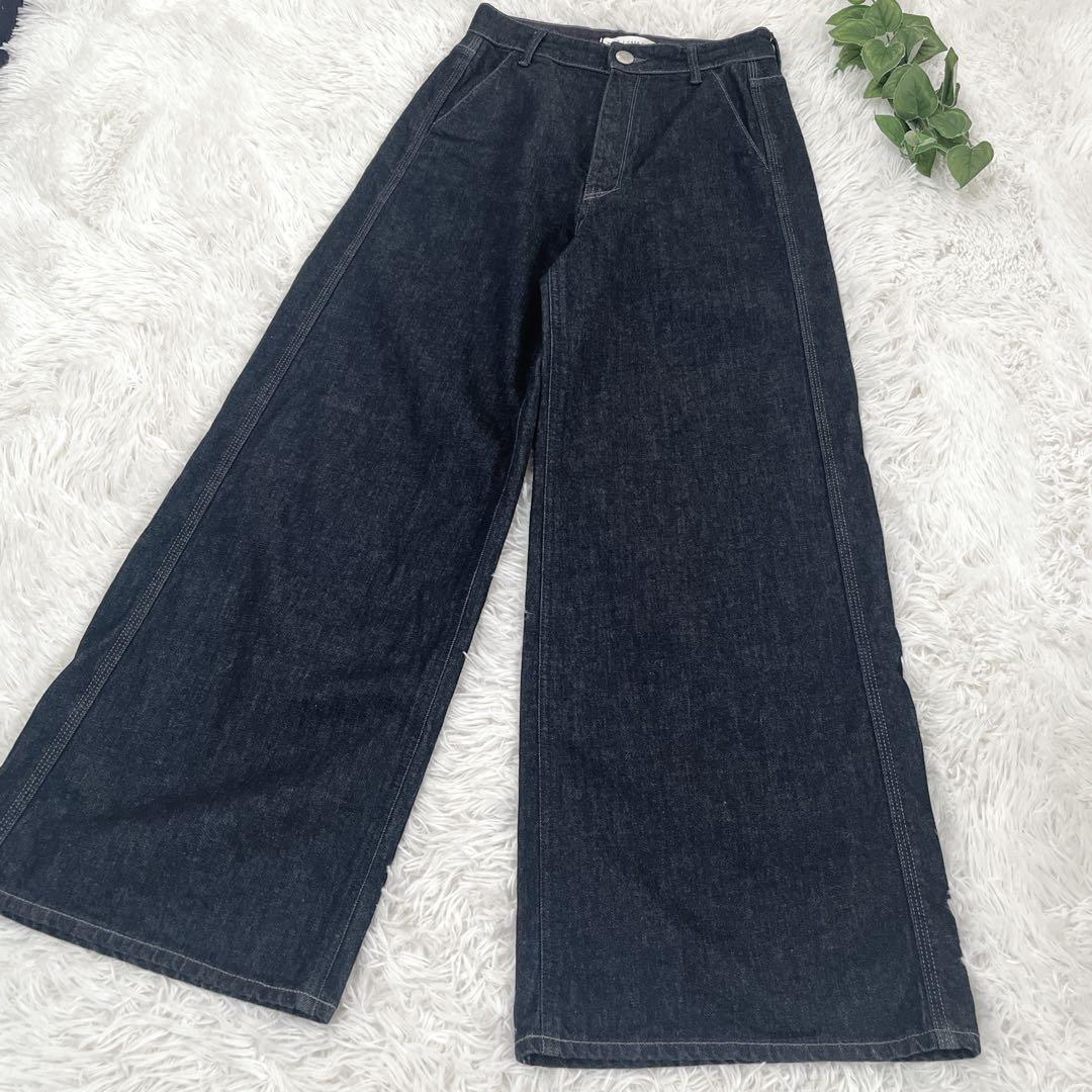 YANUK × CASA FLINE 別注フレアデニム 美脚 体型カバー 日本製