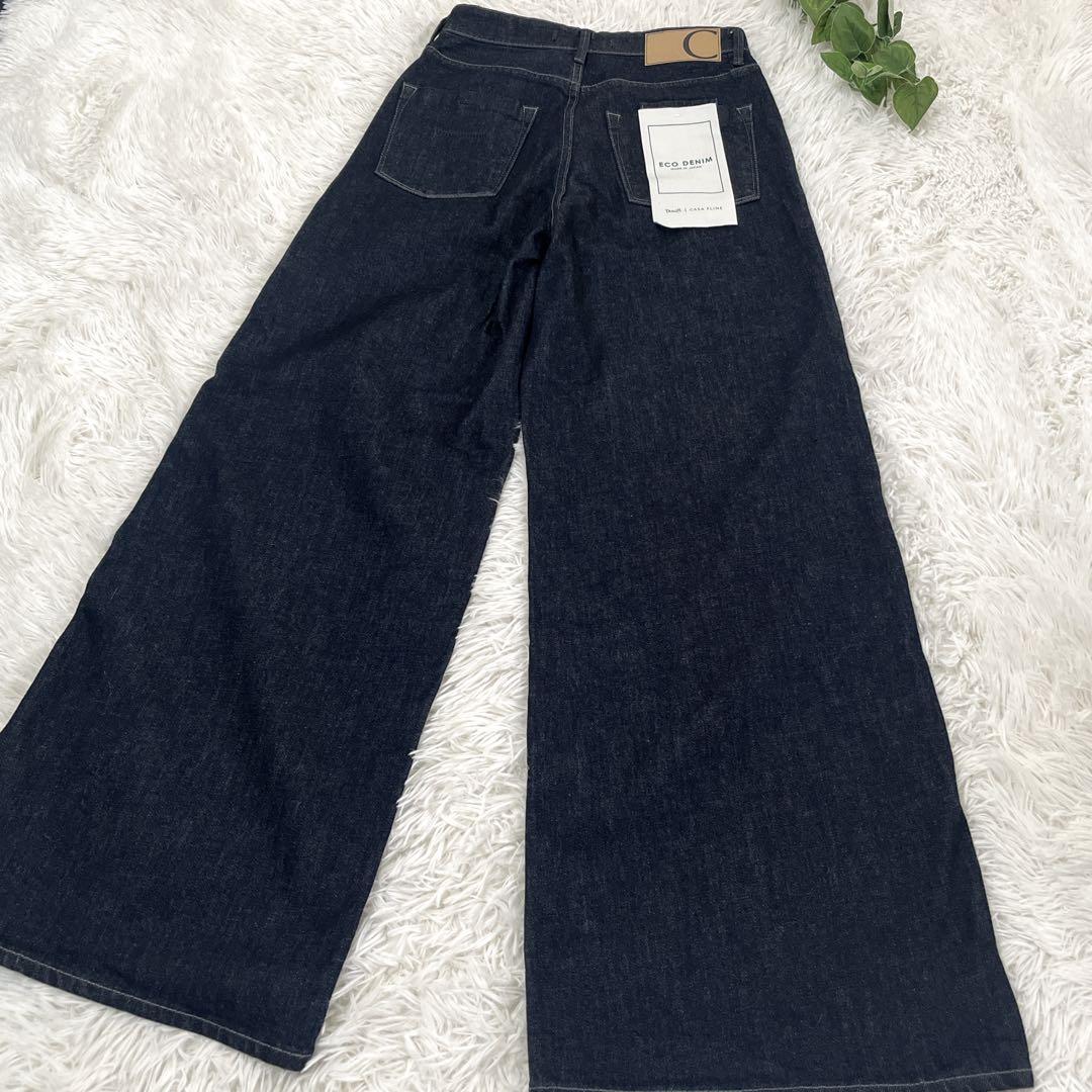 YANUK × CASA FLINE 別注フレアデニム 美脚 体型カバー 日本製