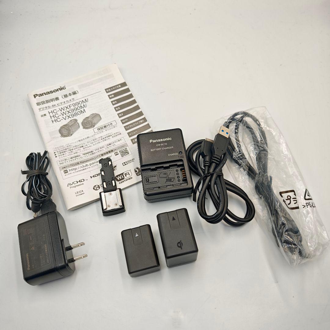 【ほぼ未使用】Panasonicデジタル4Kビデオカメラ HC-VX980M