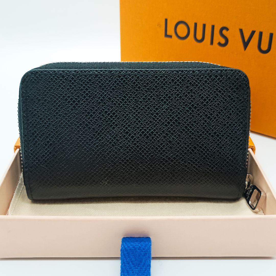 【良品】ルイヴィトン　ジッピーパース　タイガ　アルドワーズ　黒