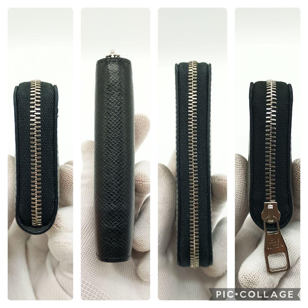 【良品】ルイヴィトン　ジッピーパース　タイガ　アルドワーズ　黒