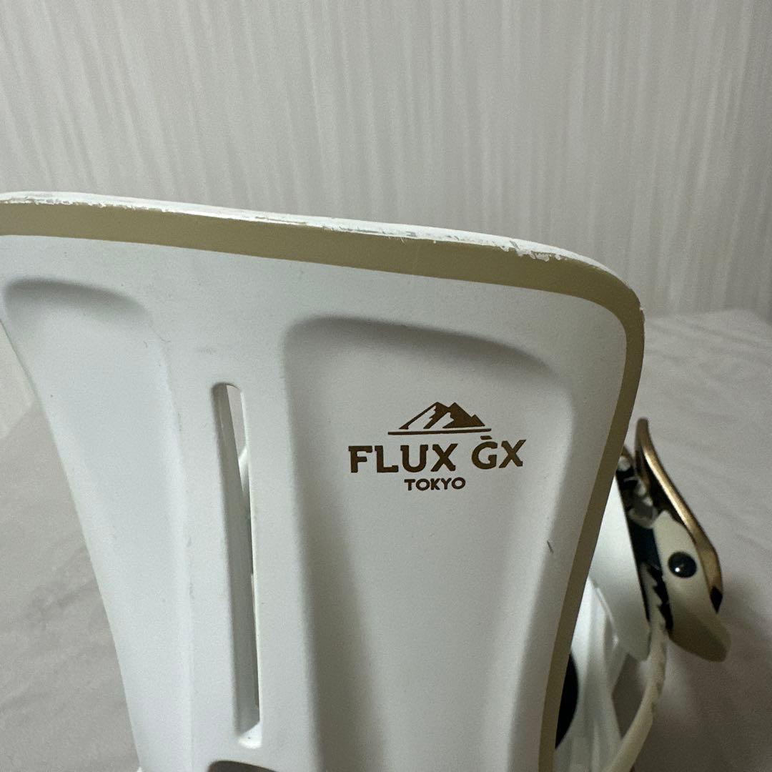 FLUX GX Tokyo ビンディング ホワイト×ゴールド