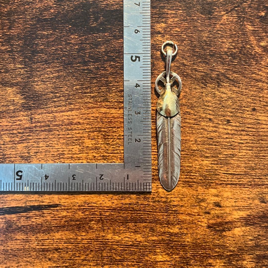 goro's.ストレートハートフェザー. ハートホイールフェザー