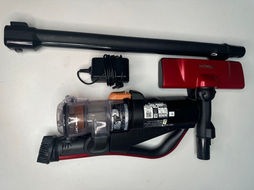 HITACHI PV-BHL3000J コードレス掃除機　レッド　赤色