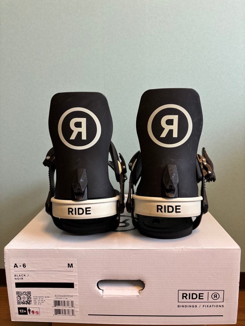 RIDE A-6 ビンディング ブラック M