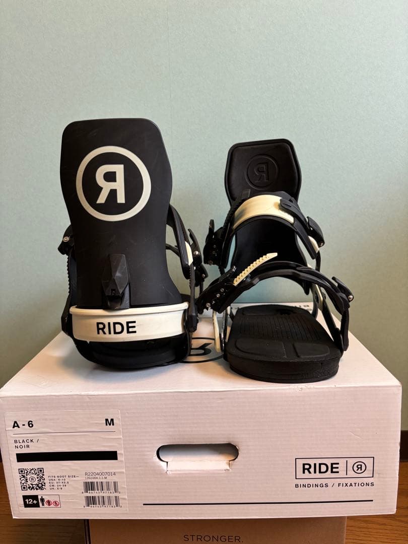 RIDE A-6 ビンディング ブラック M