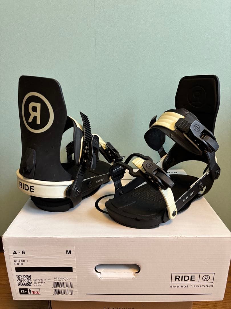 RIDE A-6 ビンディング ブラック M