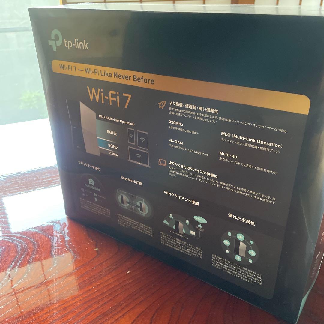 tp-link BE19000 Wi-Fi 7 ルーター 新品 未使用be805