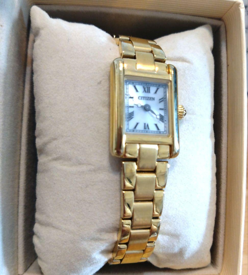 Kii: レディース 時計 ゴールド　エコ・ドライブ