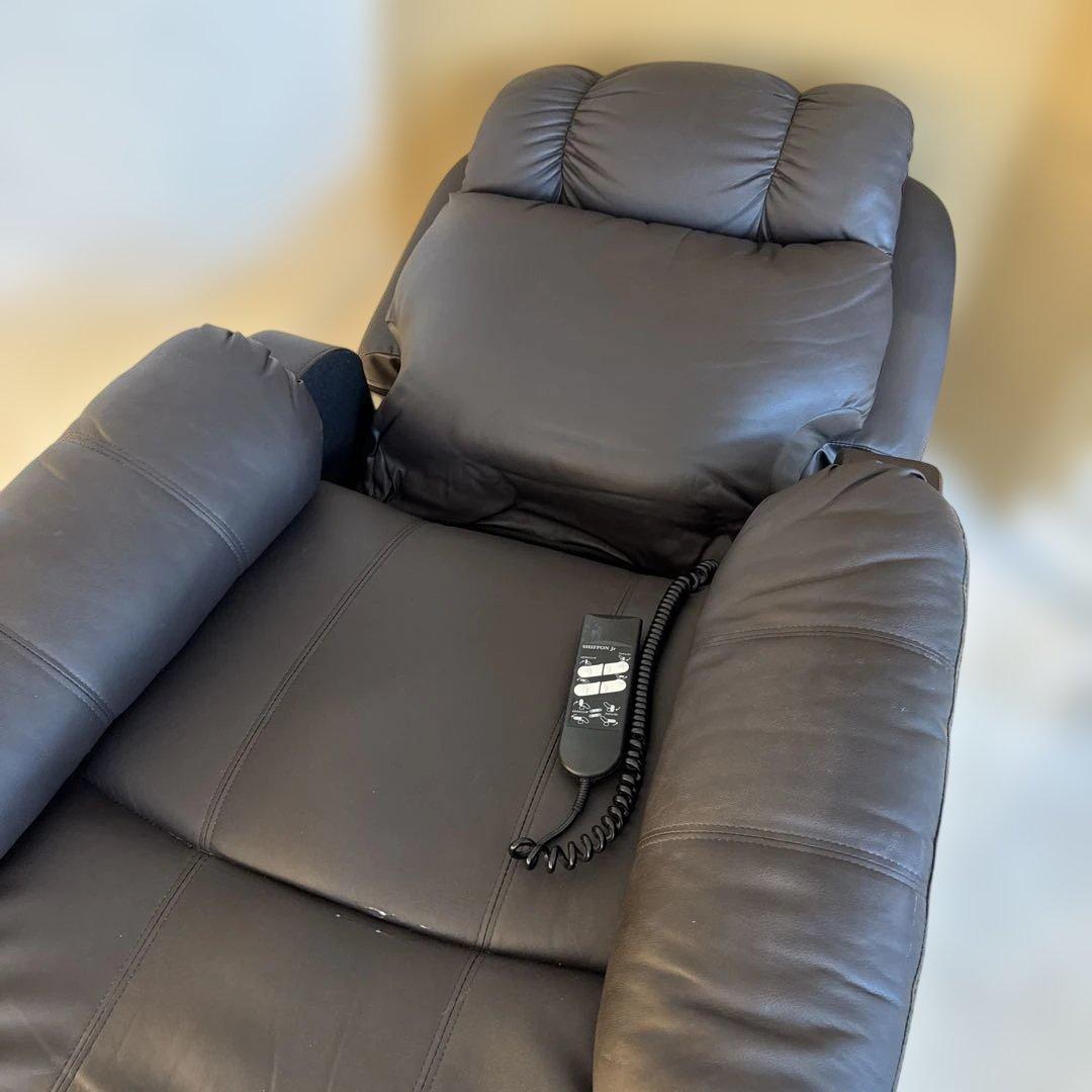 R【現地引渡し2台目購入】チェア SHIFFON Jr-S ブラウン