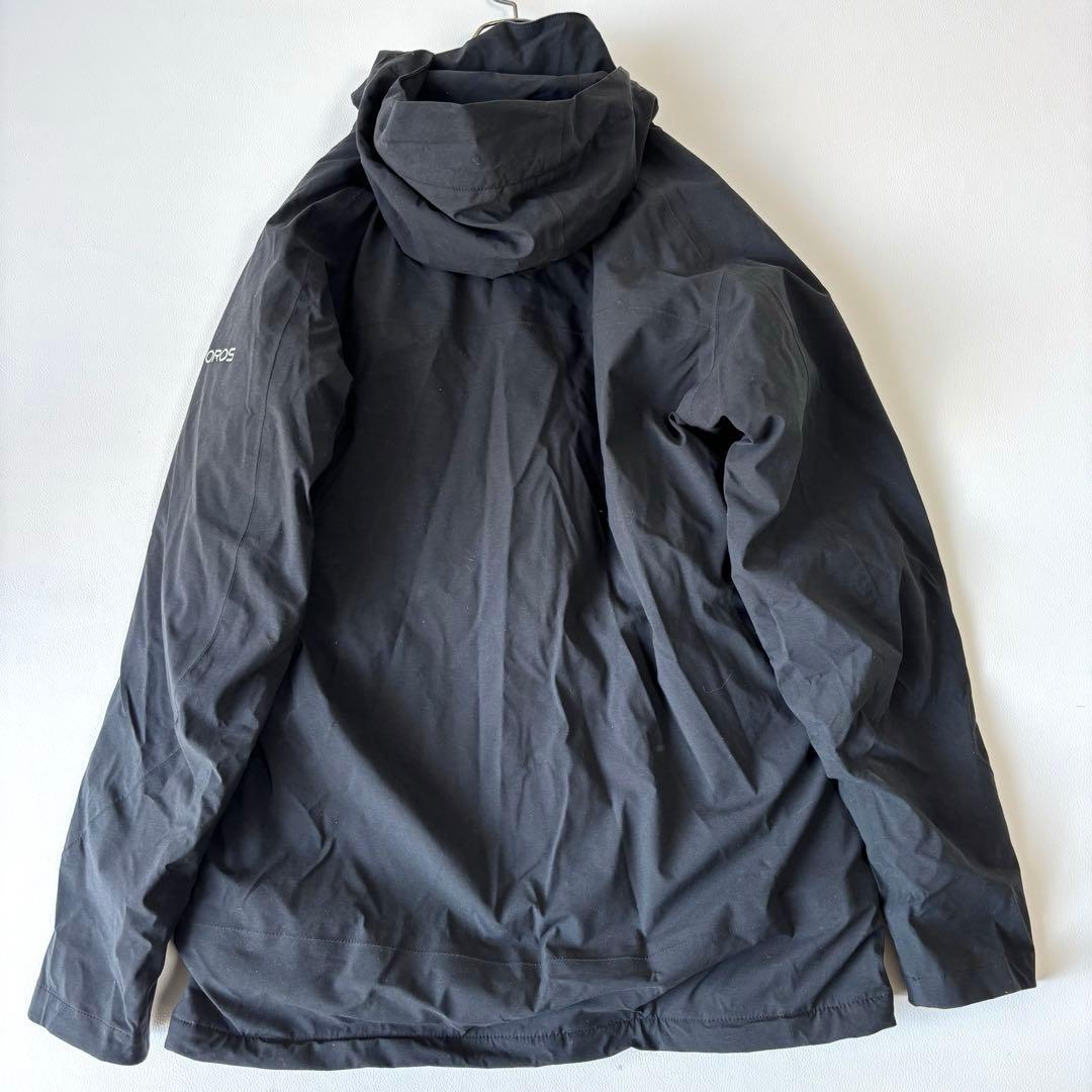 【美品】OROS/オロス オリオンパーカー SOLARCORE NASA 黒