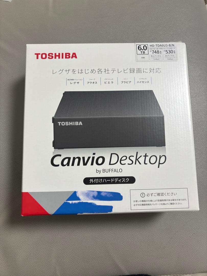 TOSHIBA Canvio Desktop 6TB 外付けハードディスク 新品