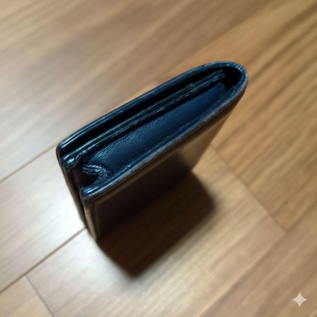 本日限定価格 あんしん鑑定）LOEWE シープスキン ケース ネイビーブルー