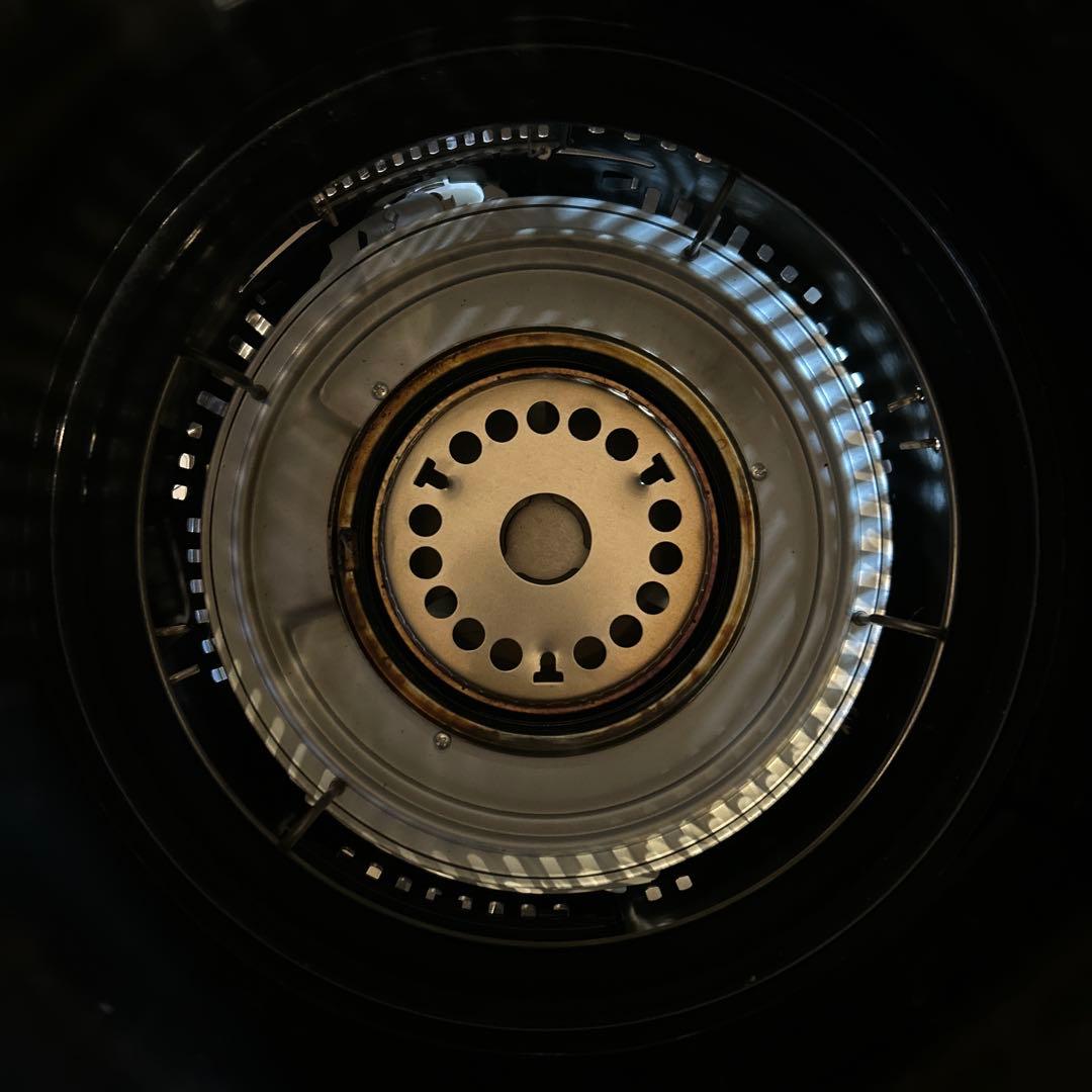 五徳付きトヨトミ ストーブ 黒KS-67H