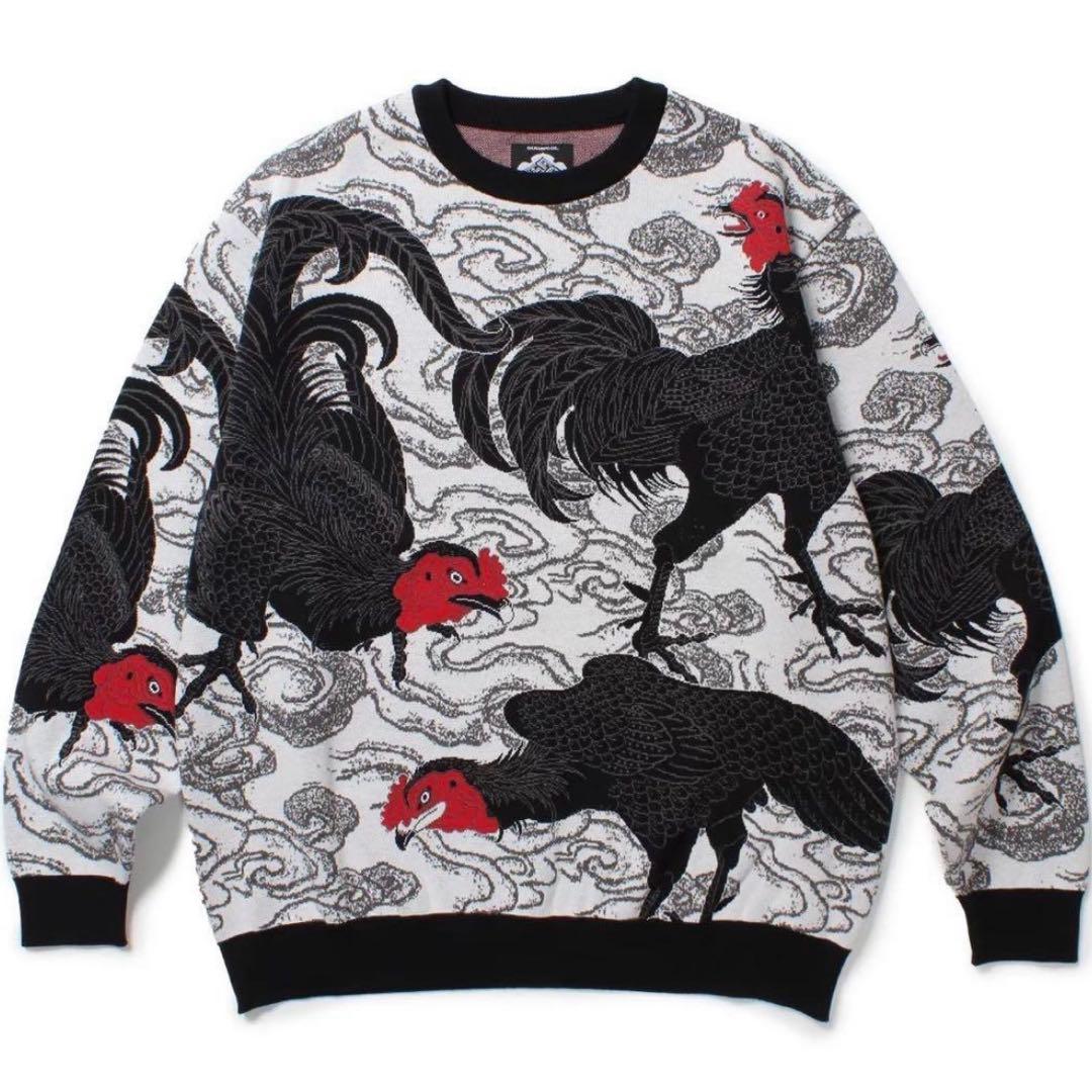 GAKKIN BUDSPOOL 渦軍鶏 ニットセーター 舐達麻 Lサイズ