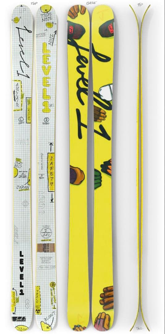希少 Jskis Level1 コラボ　スキー板 164