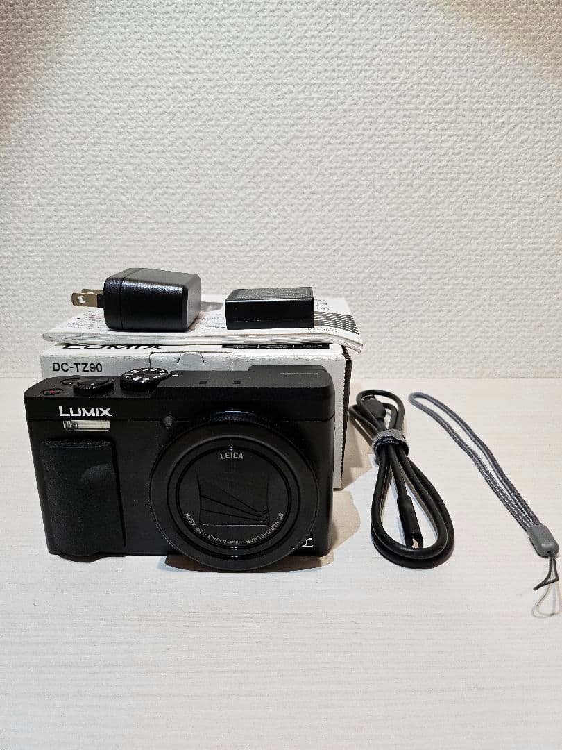 [完動美品]LUMIX DC-TZ90 コンパクトデジタルカメラ