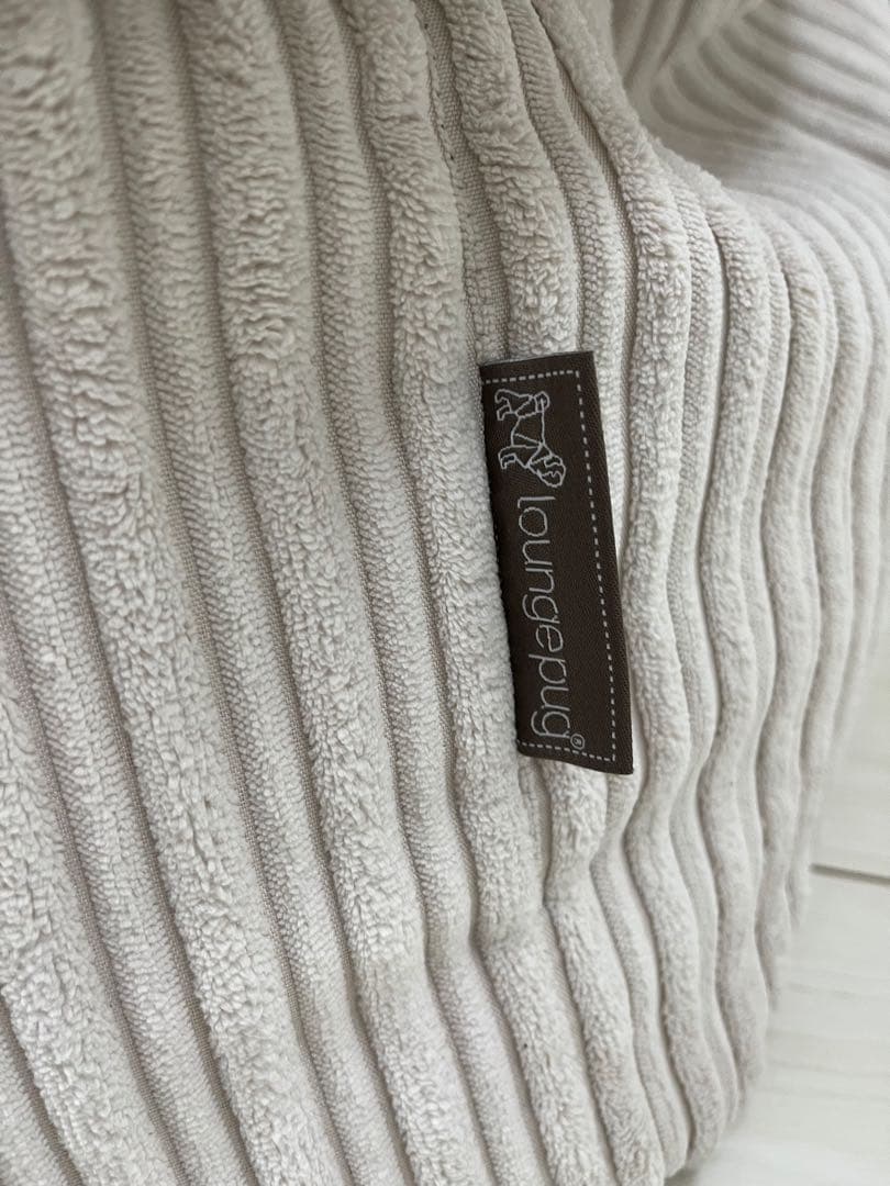 ラウンジパグ　Lounge pug 2人用ビーズソファー　コーデュロイ