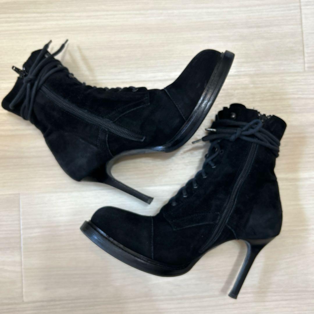 レア美品ANN DEMULEMEESTERレースアップブーツ37.1/2サイズ