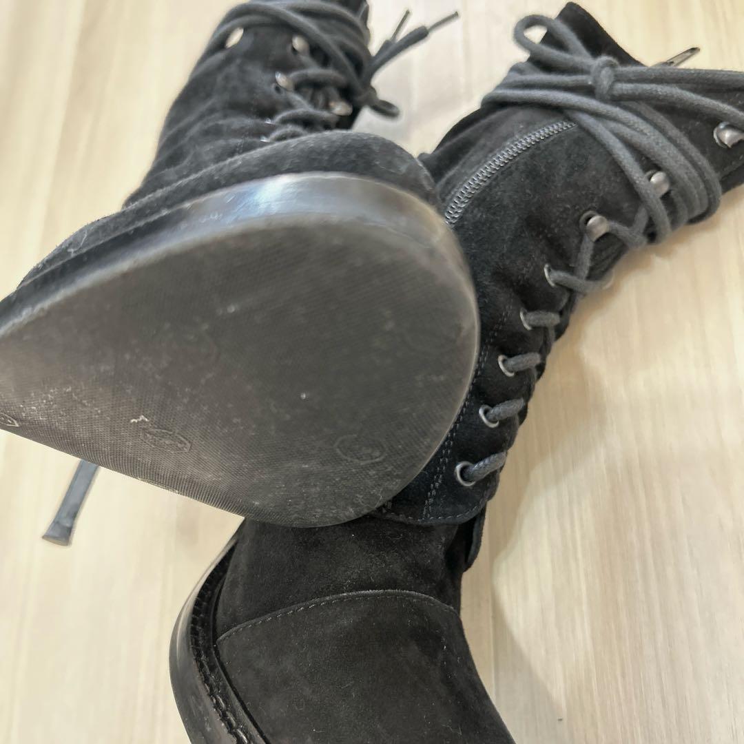 レア美品ANN DEMULEMEESTERレースアップブーツ37.1/2サイズ