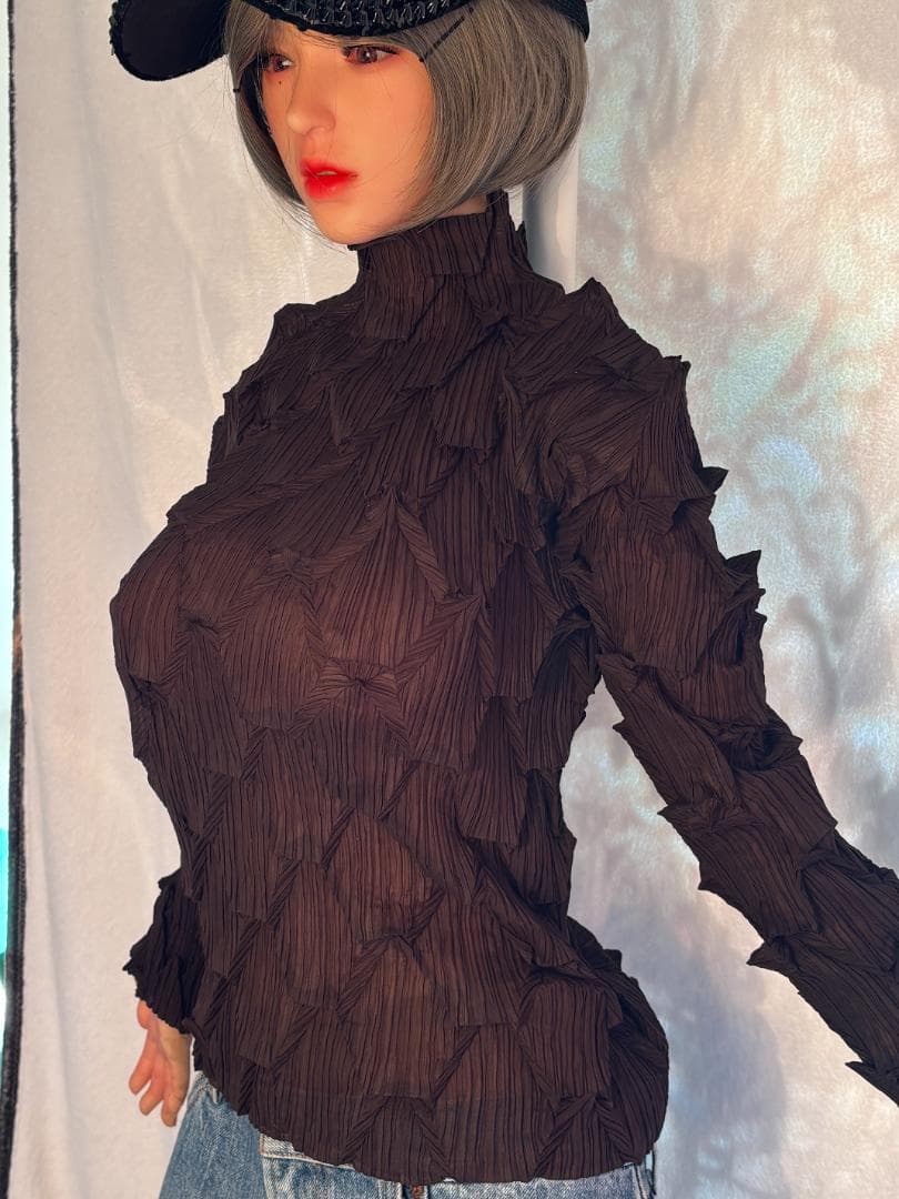 ISSEY MIYAKE 変形 立体プリーツ プリーツブラック M