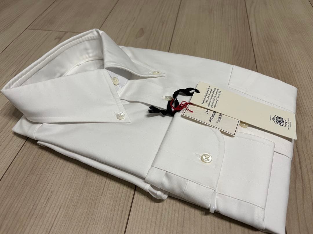 M880新品 J.PRESS 形態安定ピンオックス BDドレスシャツ41-85