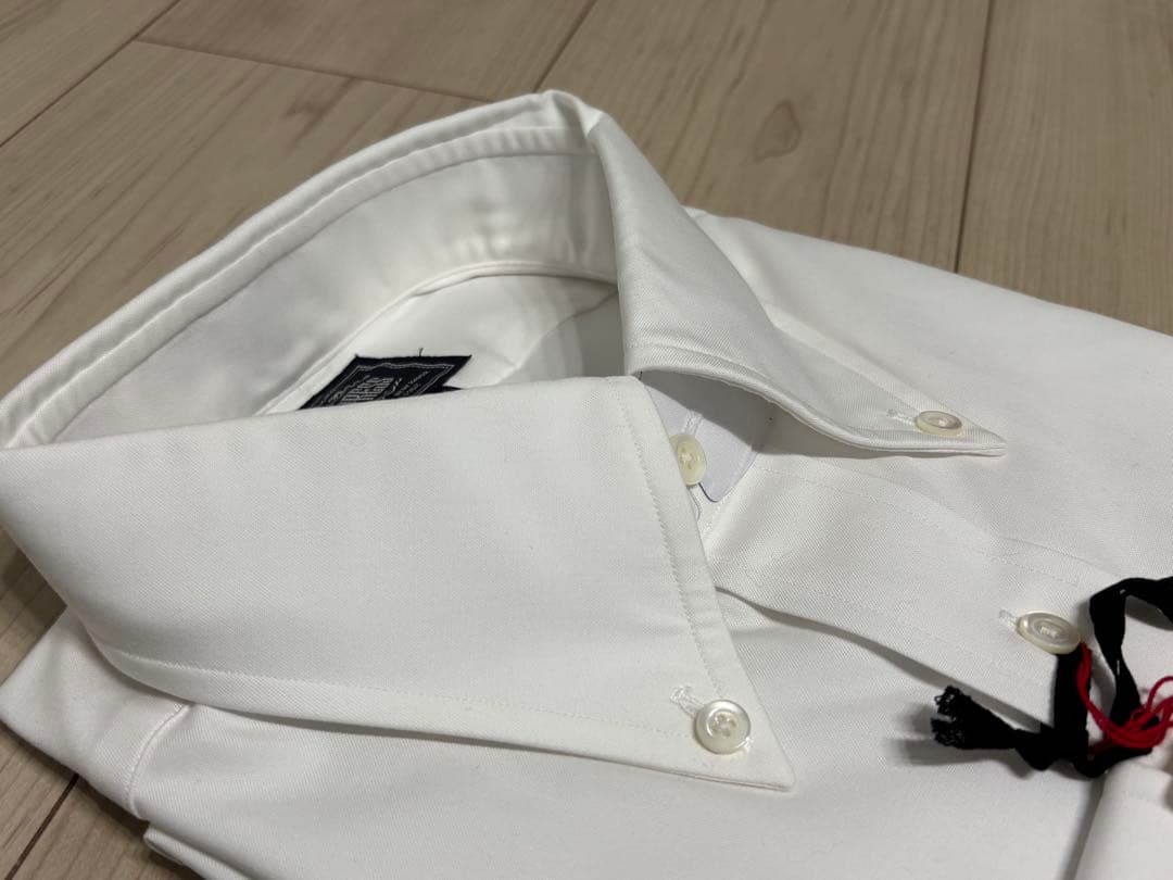M880新品 J.PRESS 形態安定ピンオックス BDドレスシャツ41-85