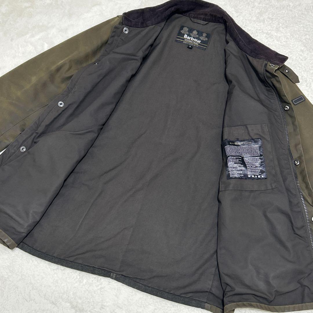 Barbour オイルドジャケット モーターサイクルジャケット　ウール　バブア