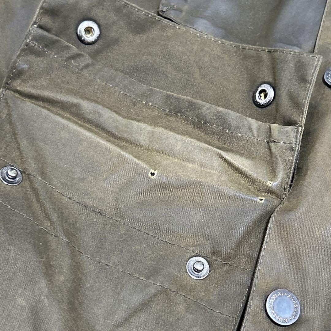 Barbour オイルドジャケット モーターサイクルジャケット　ウール　バブア