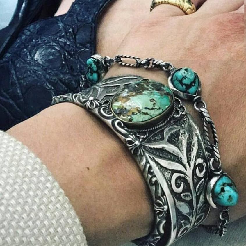 KDAK Progetto fede ターコイズ シルバー ブレスレット