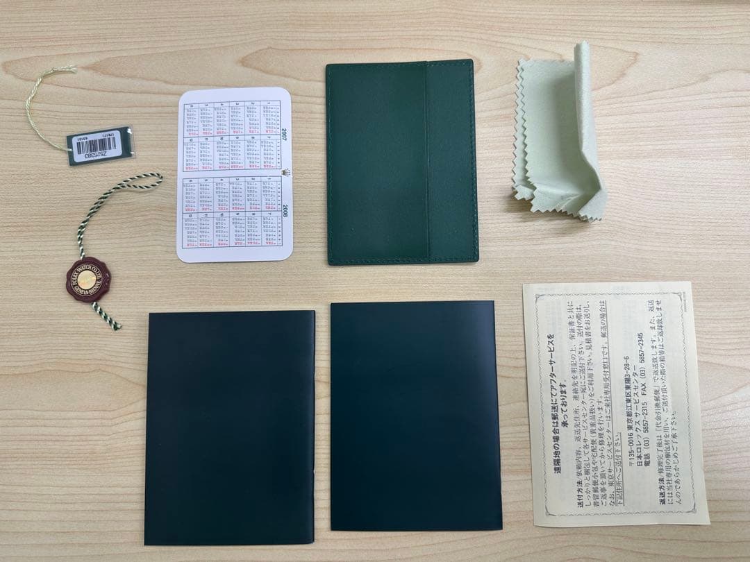 【正規品】ROLEX 付属品セット　箱　カレンダー