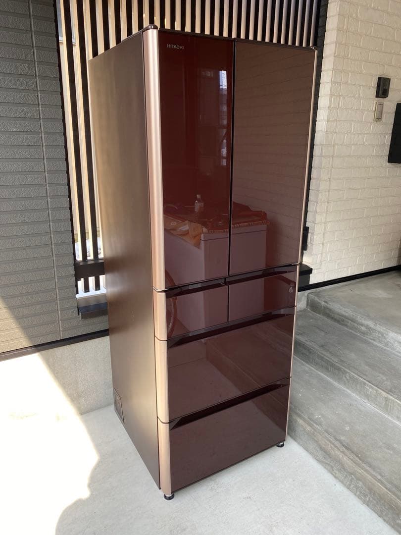 2016年製 日立 大型冷凍冷蔵庫 R-XG5100G 505L 動作確認済み