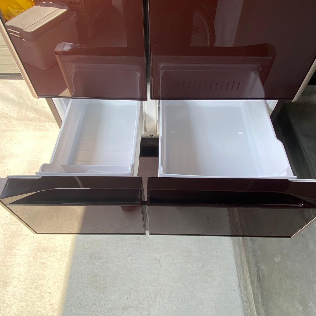 2016年製 日立 大型冷凍冷蔵庫 R-XG5100G 505L 動作確認済み