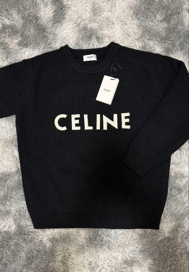 す*き様 【極美品】CELINE ロゴ セーター