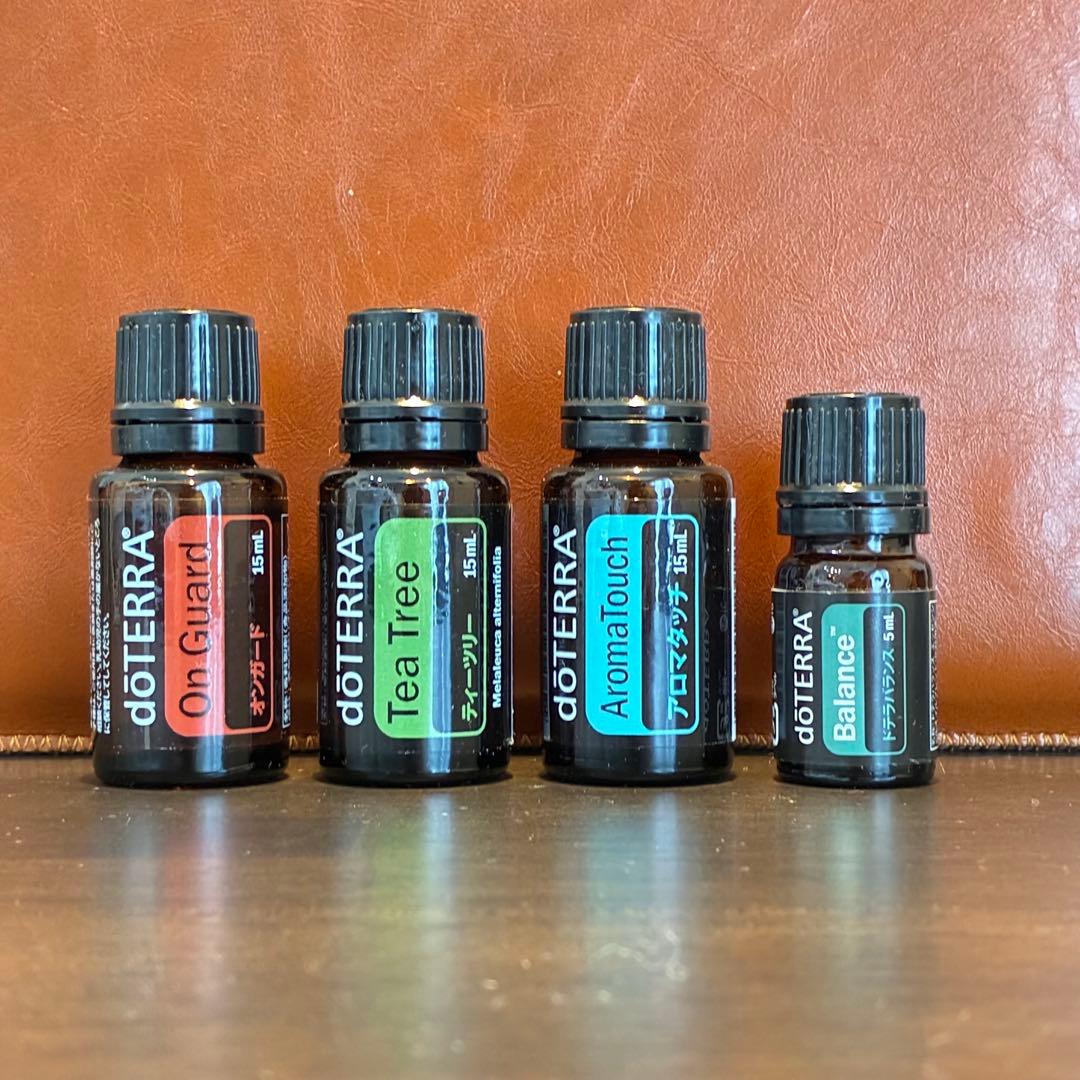 doTERRA アロマタッチオイル4本セット