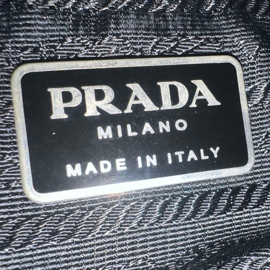 美品✨PRADA プラダ リュック バックパック ナイロン 三角ロゴ ブラック