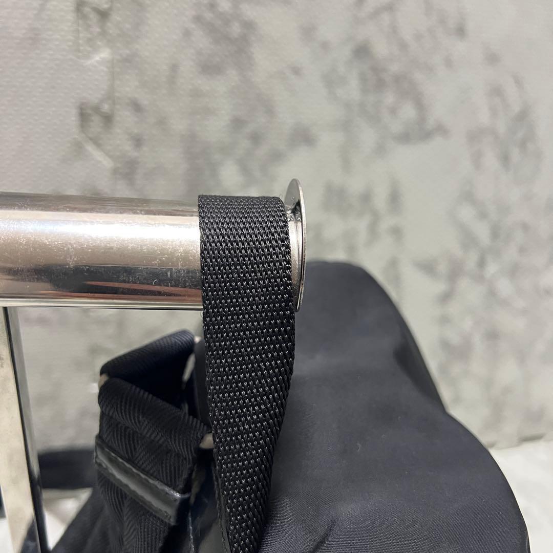 美品✨PRADA プラダ リュック バックパック ナイロン 三角ロゴ ブラック