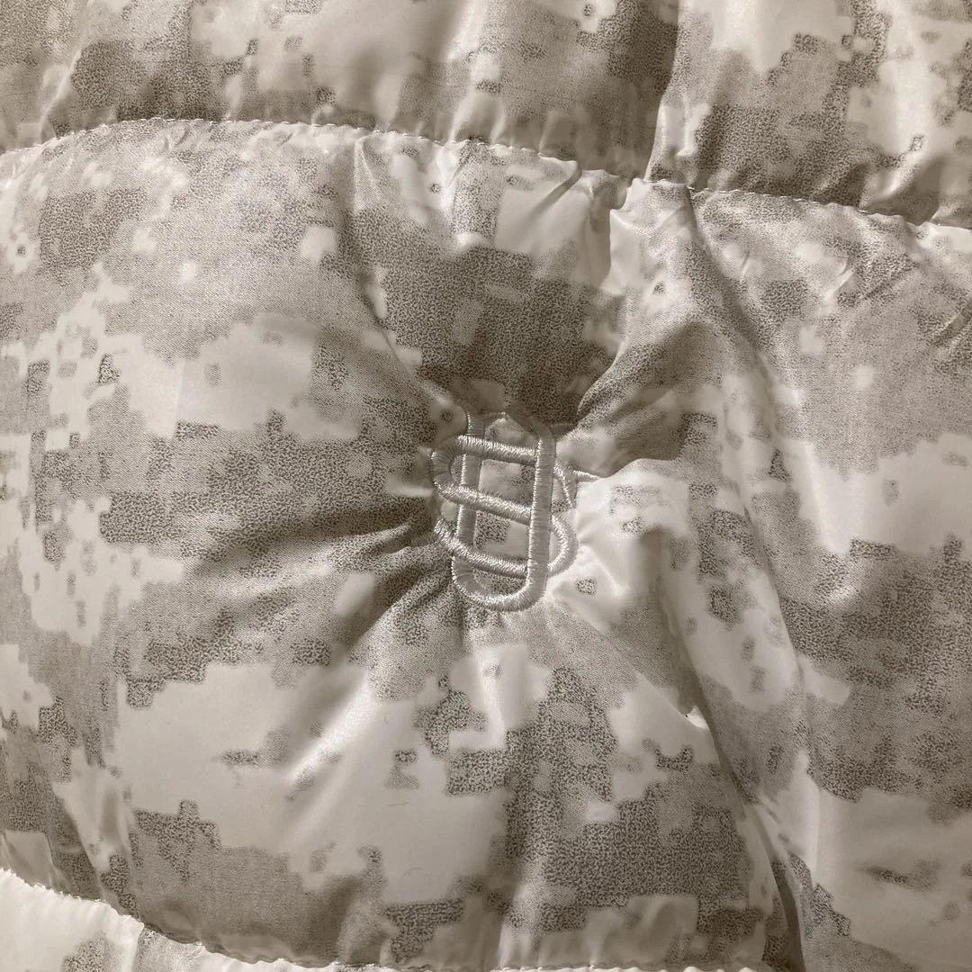 ダウンジャケット 白グレー迷彩suvene y2k