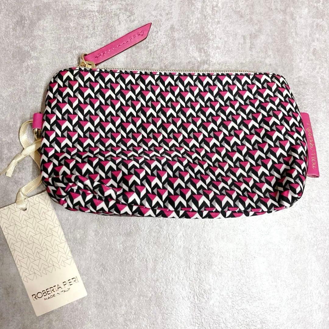 新品タグ☆ROBERTA PIERI TATAMI NEO LILAC ポーチ
