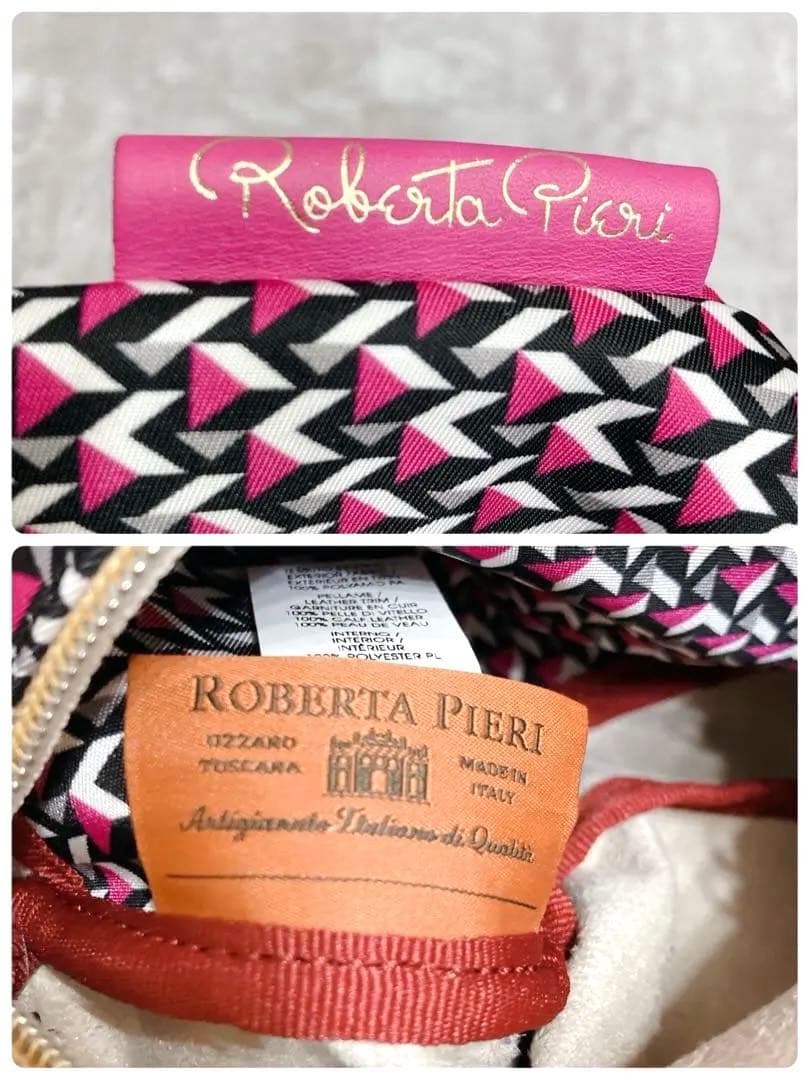 新品タグ☆ROBERTA PIERI TATAMI NEO LILAC ポーチ